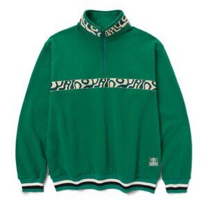 New Parks Project Yellowstone Geysers sz M Unisex Quarter Zip Fleece sweatshirt